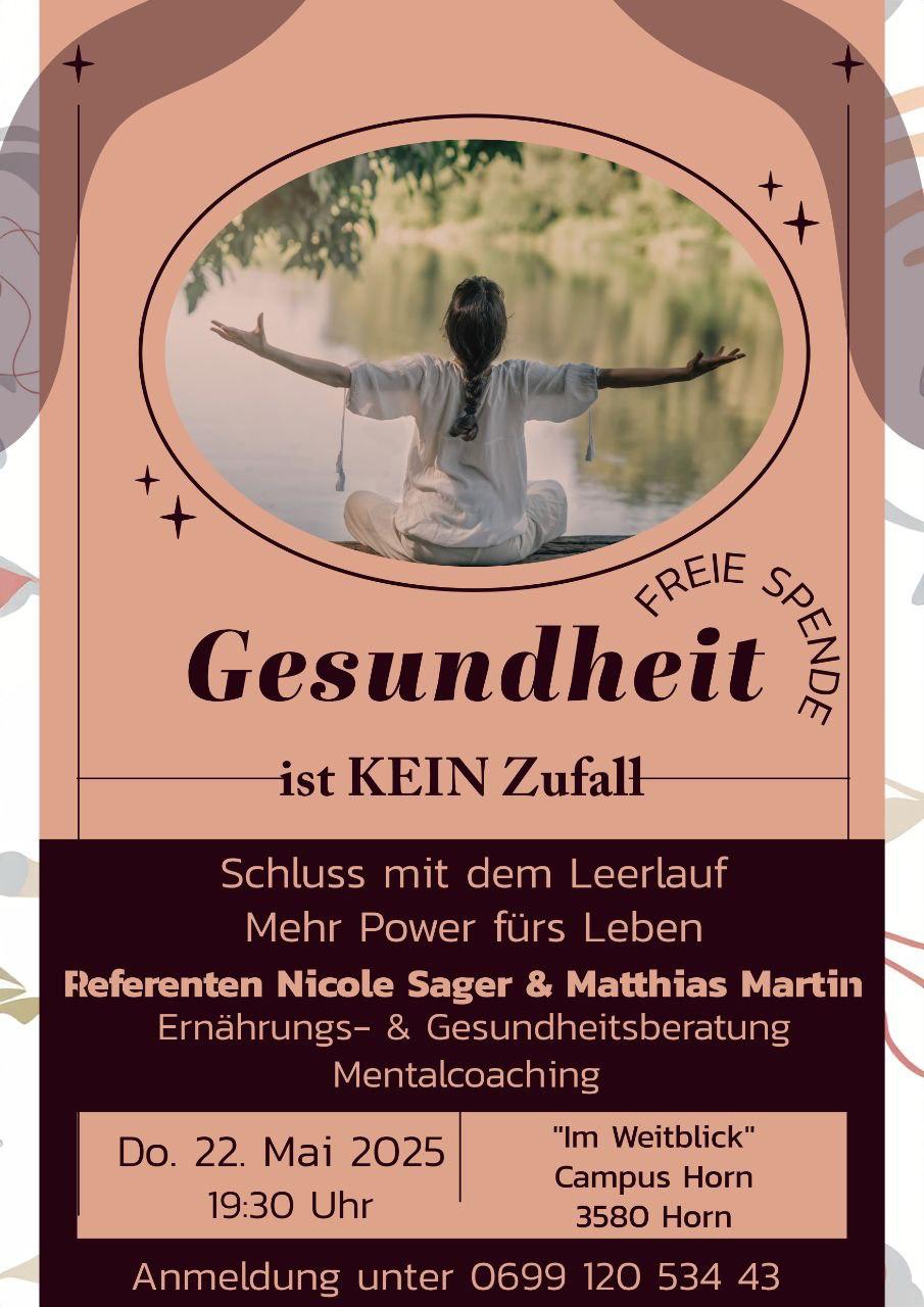 Gesundheit ist kein Zufall